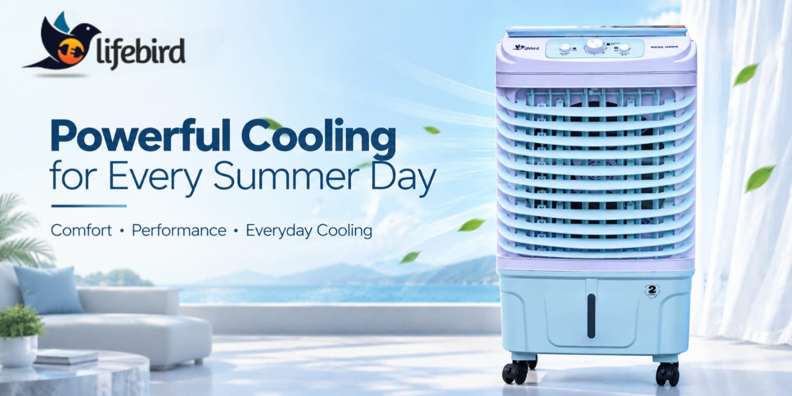Powerful Cooling for Every Summer Day with Lifebird Air Cooler