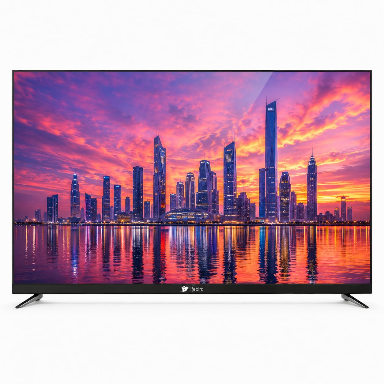 Lifebird 55 inch Ultra HD LED Smart Web OS TV Bezel-less design